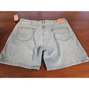 Levi's 569 Loose Straight Shorts Mens W42 Light Wash Denim Jean Shorts